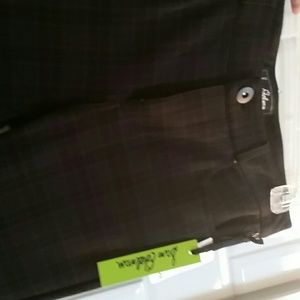 Charcoal and black plaid Sam Edelman pants